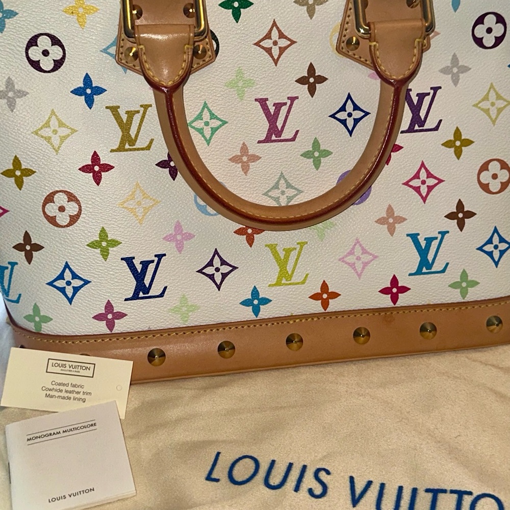 Louis Vuitton Takashi Murakami Multicolore Alma